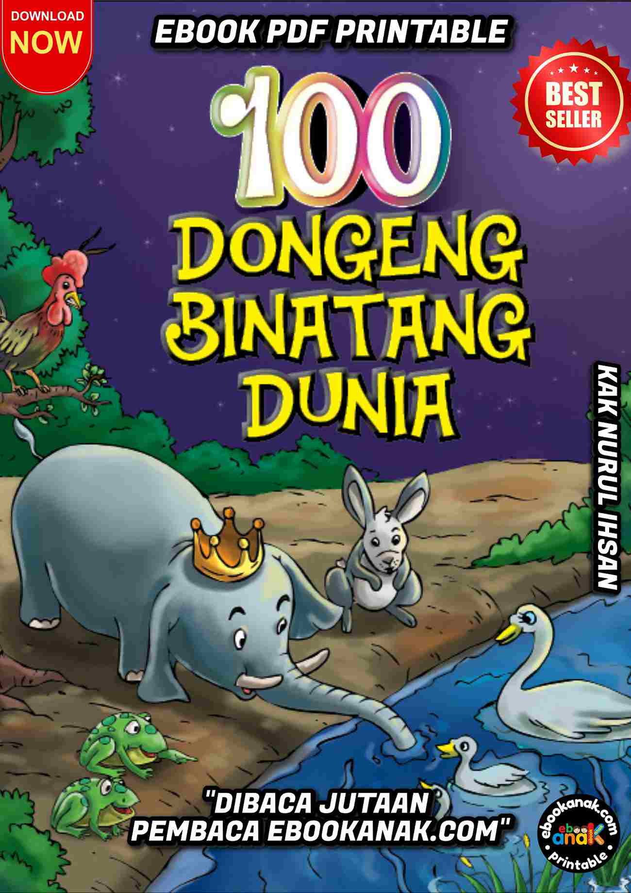 100 Dongeng Binatang Dunia E110225 cover