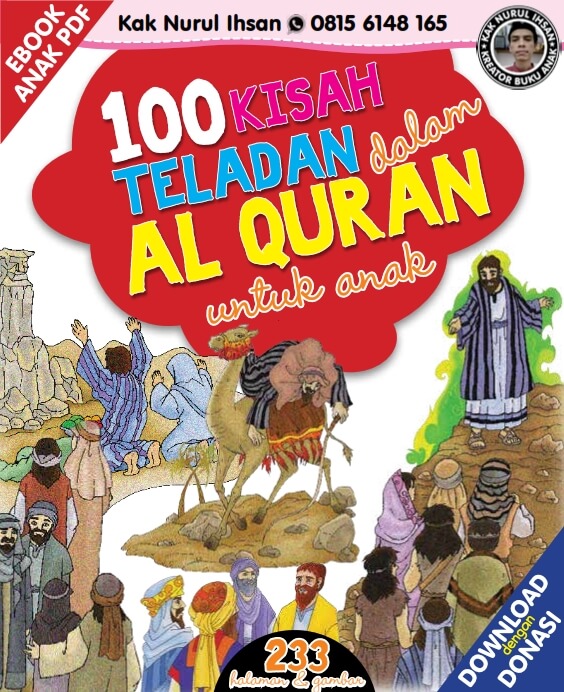 100 kisah teladan dalam al quran untuk anak (cover)