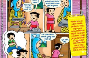 101 Komik Adab Rasulullah, Memakai Pakaian Bersih (7)