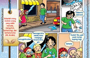 101 Komik Adab Rasulullah, Selalu Menjaga Bicara (8)