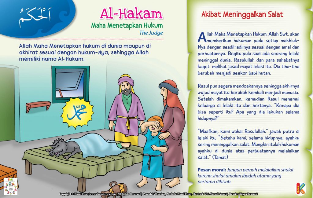 28 Asmaul Husna for Kids al-hakam | Ebook Anak