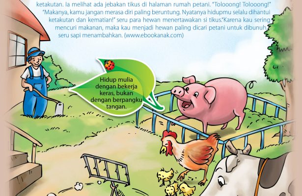 Tikus melihat ada jebakan tikus di halaman rumah petani.