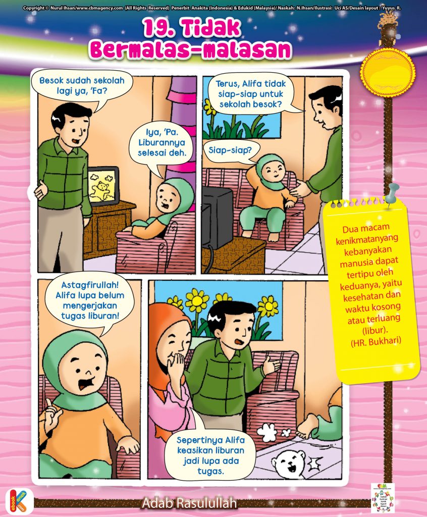 101-komik-adab-rasulullah-19-tidak-bermalas-malasan