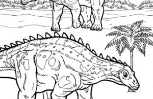 Mewarnai Gambar Dinosaurus Brachytrachelopan