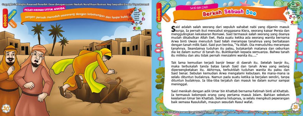 Download Ebook Jatuh ke Dalam Sumur Akibat Doa Said bin Zaid