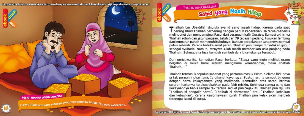 Download Ebook Thalhah bin Ubaidillah, Syahid yang Masih Hidup