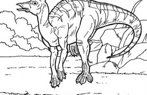Mewarnai Gambar Lambeosaurus