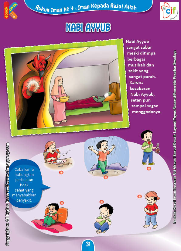 Download Gratis Worksheet Nabi Ayyub