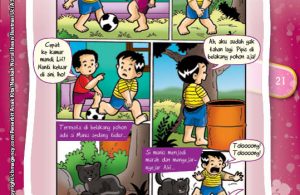 Komik Hadits Allah Mengutuk Orang yang Pipis Sembarangan