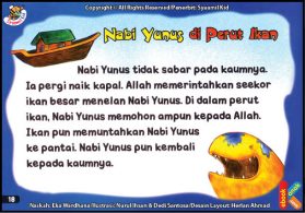 baca online ebook kisah 25 nabi dan rasul jilid 2 kisah Ikan Memuntahkan Nabi Yunus Ke Pantai