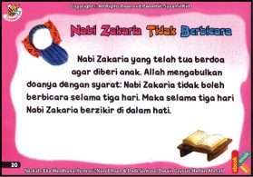 baca online ebook kisah 25 nabi dan rasul jilid 2 kisah Nabi Zakaria Tidak Berbicara Selama Tiga Hari