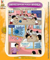 Komik KAB 02 – jujur Memecahkan Kaca Jendela