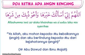 Khat Bacaan Doa Dan Adab Ketika Ada Angin Kencang Ebook Anak