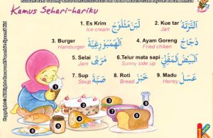 kamus sehari-hari tentang makanan (indonesia-inggris-arab)