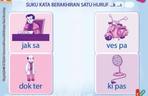 Suku Kata Berakhiran Satu Huruf K Dan S Ebook Anak