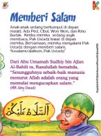 baca online seri hadis kecil berakhlak baik, yuk! Hadits Keutamaan Manusia yang Memulai Mengucapkan Salam