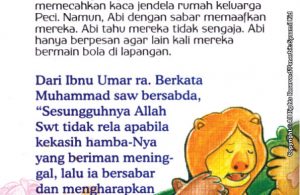 baca online seri hadis kecil berakhlak baik, yuk! Keutamaan Orang Penyabar yang Berpahala Surga