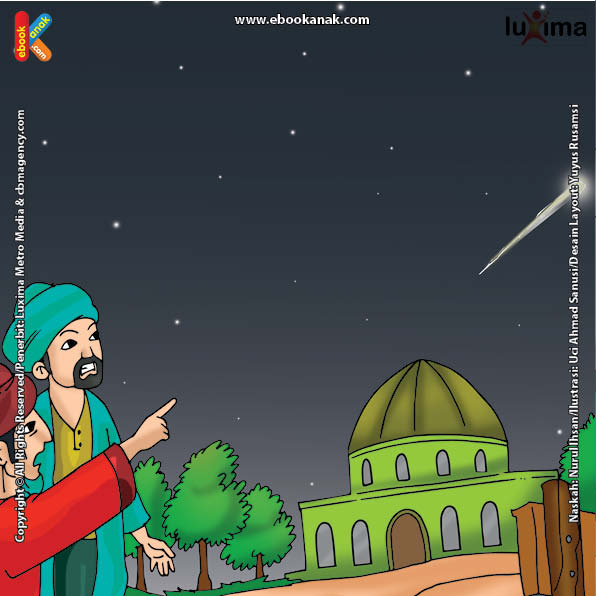 ilustrasi seri belajar islam sejak usia dini nabi muhammad idolaku, Benarkah Nabi Muhammad SAW Naik Ke Langit Ketujuh dalam Semalam