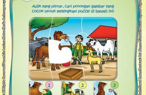 Ebook Rahasia Keajaiban Air, Lembar Aktivitas PAUD TK Melengkapi Potongan Gambar