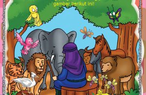 ebook Mengenal Nabi dan Rasul, Lembar Aktivitas PAUD TK Melingkari Gambar Binatang