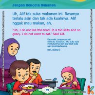 ebook seri belajar islam sejak usia dini Ayo Belajar Hadits, Kata Nabi, Jangan Pernah Mencela Makanan