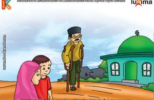 ilustrasi seri belajar islam sejak usia dini ayo belajar hadits, Kata Nabi, Allah Hanya Melihat Manusia pada Hati dan Perbuatannya