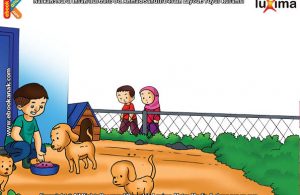 ilustrasi seri belajar islam sejak usia dini ayo belajar hadits, Memelihara Anjing di Rumah Bisa Mengurangi Pahala Setara 2 Gunung Uhud Tiap Hari