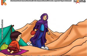 ilustrasi seri belajar islam sejak usia dini ayo belajar manasik haji, Apakah Ibadah Sai Meniru Bunda Hajar Saat Mencari Air untuk Nabi Ismail