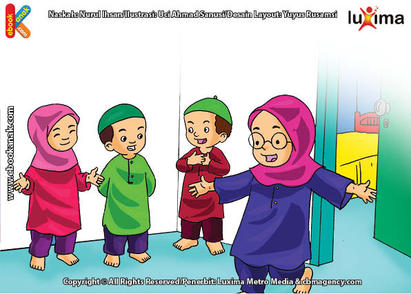 ilustrasi seri belajar islam sejak usia dini ayo belajar mengaji, Mengaji Itu Berpahala dan Menambah Ilmu