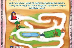 Ebook Rahasia Keajaiban Energi, Lembar Kegiatan Aktivitas PAUD TK Menelusuri Jalan