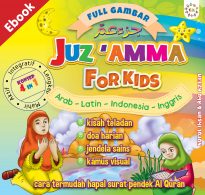 cover ebook buku Juz Amma bergambar tiga bahasa untuk anak