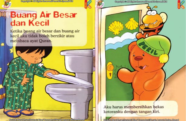 ebook seri fikih anak asyiknya aku bersuci, Apa Boleh Berzikir Ketika Buang Air Besar atau Kecil