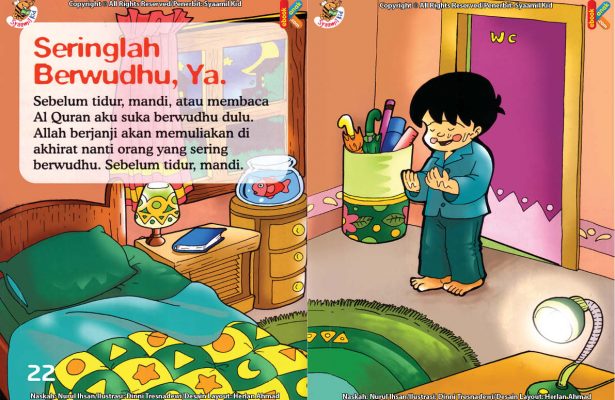 ebook seri fiqih anak asyiknya aku berwudhu, Aku Rajin Berwudhu Karena Ingin Dimuliakan Allah di Akhirat Nanti