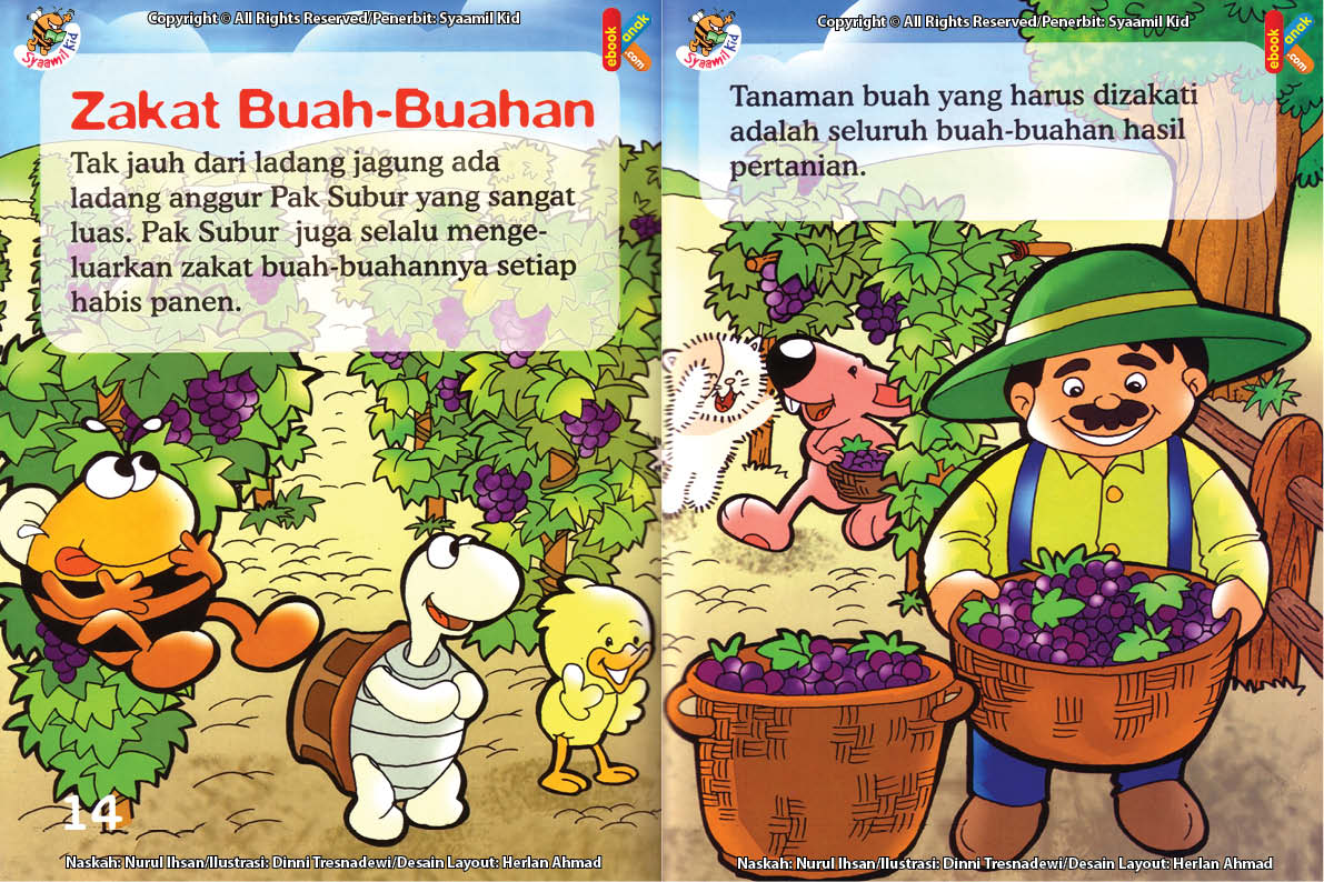 ebook seri fiqih anak asyiknya aku berzakat, Apa Tanaman Buah-buahan Juga Wajib Dizakati