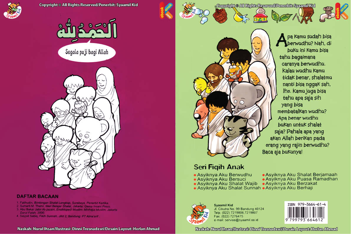 sinopsis ebook seri fiqih anak asyiknya aku berwudhu