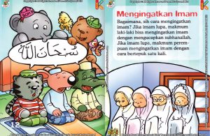 Download Ebook Seri Fiqih Anak Asyiknya Aku Shalat Berjamaah, Mengingatkan Imam