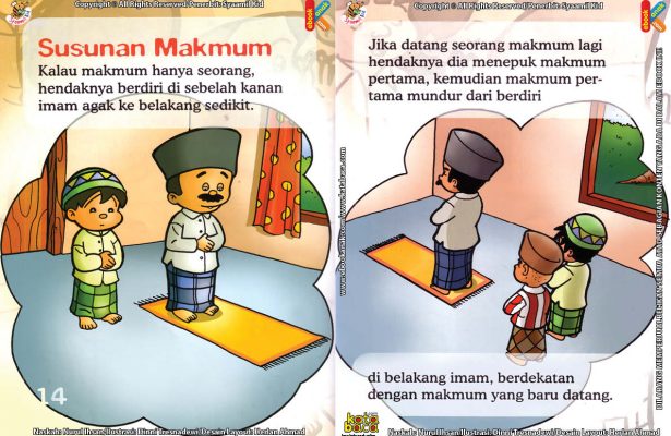 Download Ebook Seri Fiqih Anak Asyiknya Aku Shalat Berjamaah, Susunan Makmum