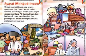 Download Ebook Seri Fiqih Anak Asyiknya Aku Shalat Berjamaah, Syarat Menjadi Imam