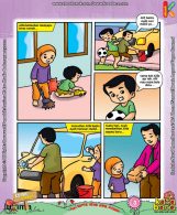 Download Ebook Seri Komik Adab Anak Muslim Adab pada Keluarga dan Orang Lain7