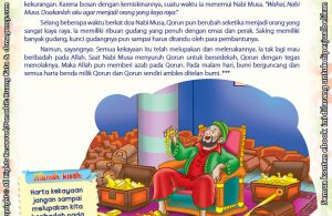 Download Ebook Juz Amma Bergambar 3 Bahasa for Kids, Peneguh Keimanan, Orang yang Ditelan Bumi