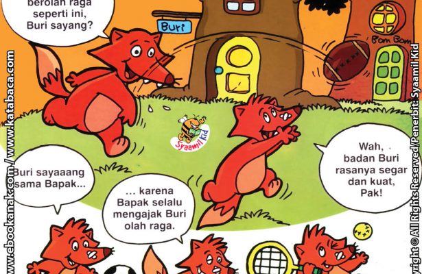 Download Ebook Seri Balita Shalih, Menyayangi Keluarga, Bapak Suka Mengajak Olahraga