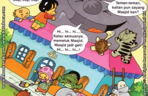 Download Ebook Seri Balita Shalih, Menyayangi Masjid, Penduduk Desa Pelangi Menyayangi Masjid