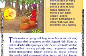 baca buku online 52 kisah Terbaik Nabi Muhammad penuh hikmah teladan29 Kenapa Rasulullah Saw Mengagumi Orang yang Tangannya Kapalan