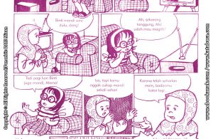 baca buku online komik ibadah centil centil cerdas, Akibat Binti Tidak Mandi Sore