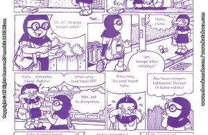 baca buku online komik ibadah centil centil cerdas, Menemukan Dompet di Jalan