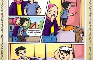 ebook seri komik adab anak muslim adab bersuci, Masak Alif Kalah Sama Kerbau (3)
