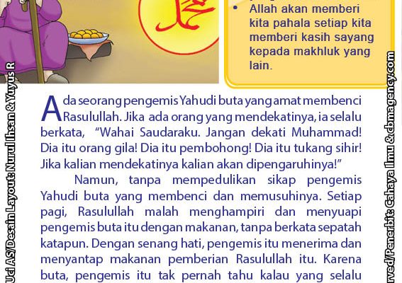 baca buku online 52 kisah Terbaik Nabi Muhammad penuh hikmah teladan42 Kenapa Pengemis Yahudi Buta itu Baru Menyesal Setelah Rasulullah Wafat