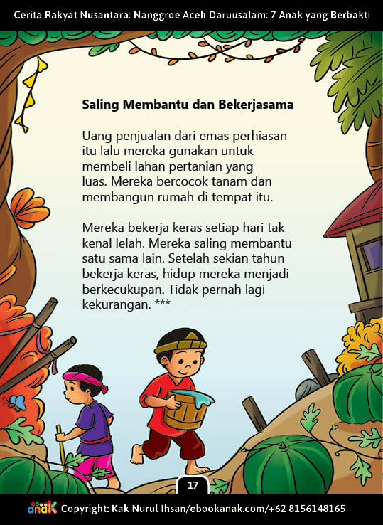 22 Saling Membantu dan Bekerjasama Cerita Rakyat Nusantara Nanggroe Aceh DarussalamTujuh Anak yang Berbakti22