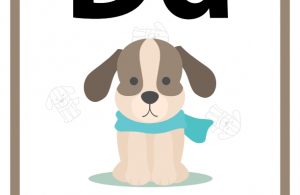 34 Worksheets Pintar Belajar Alfabet Dd Dog