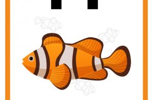 34 Worksheets Pintar Belajar Alfabet Ff Fish